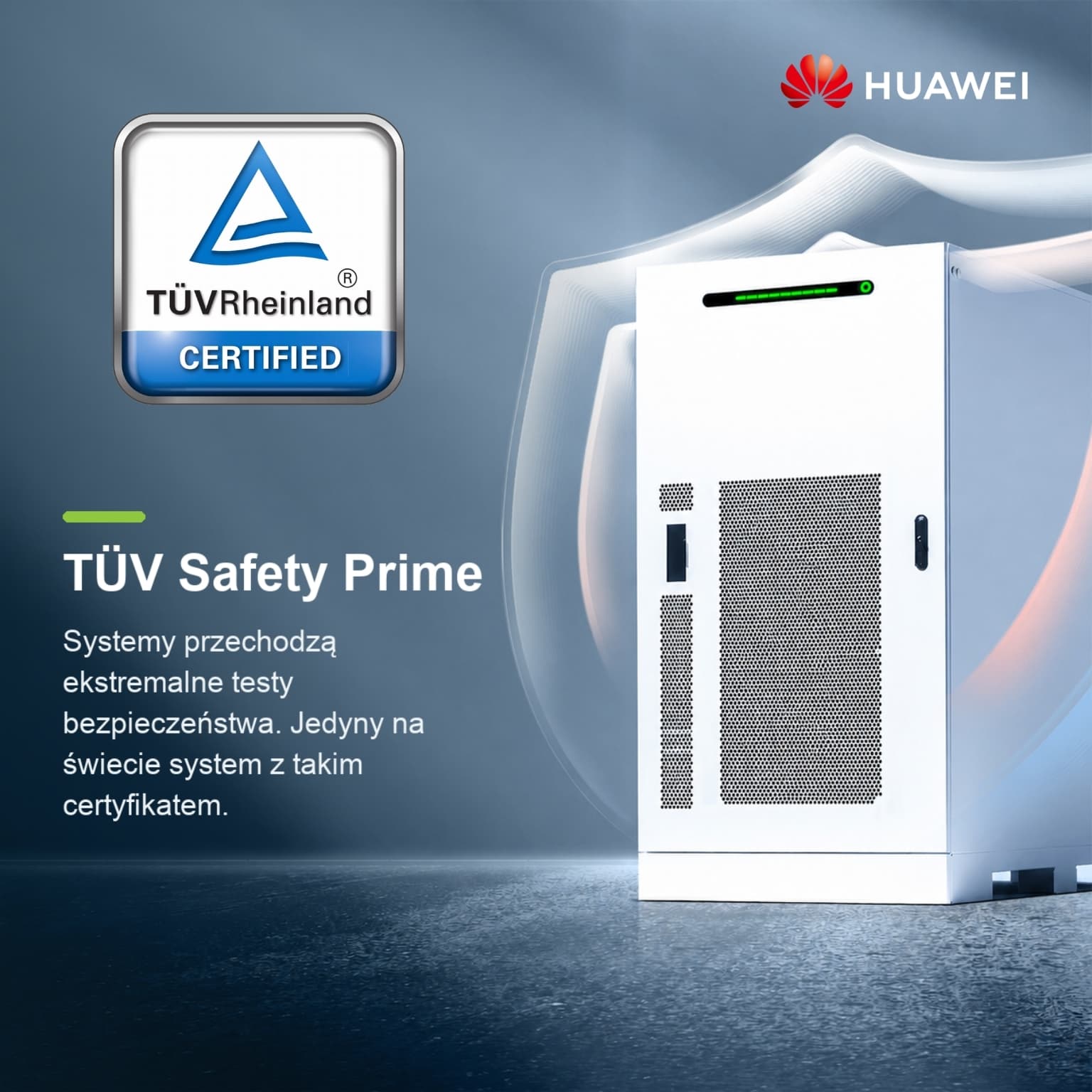 TÜV Safety Prime — Systemy przechodzą ekstremalne testy bezpieczeństwa. Jedyny na świecie system z takim certyfikatem.